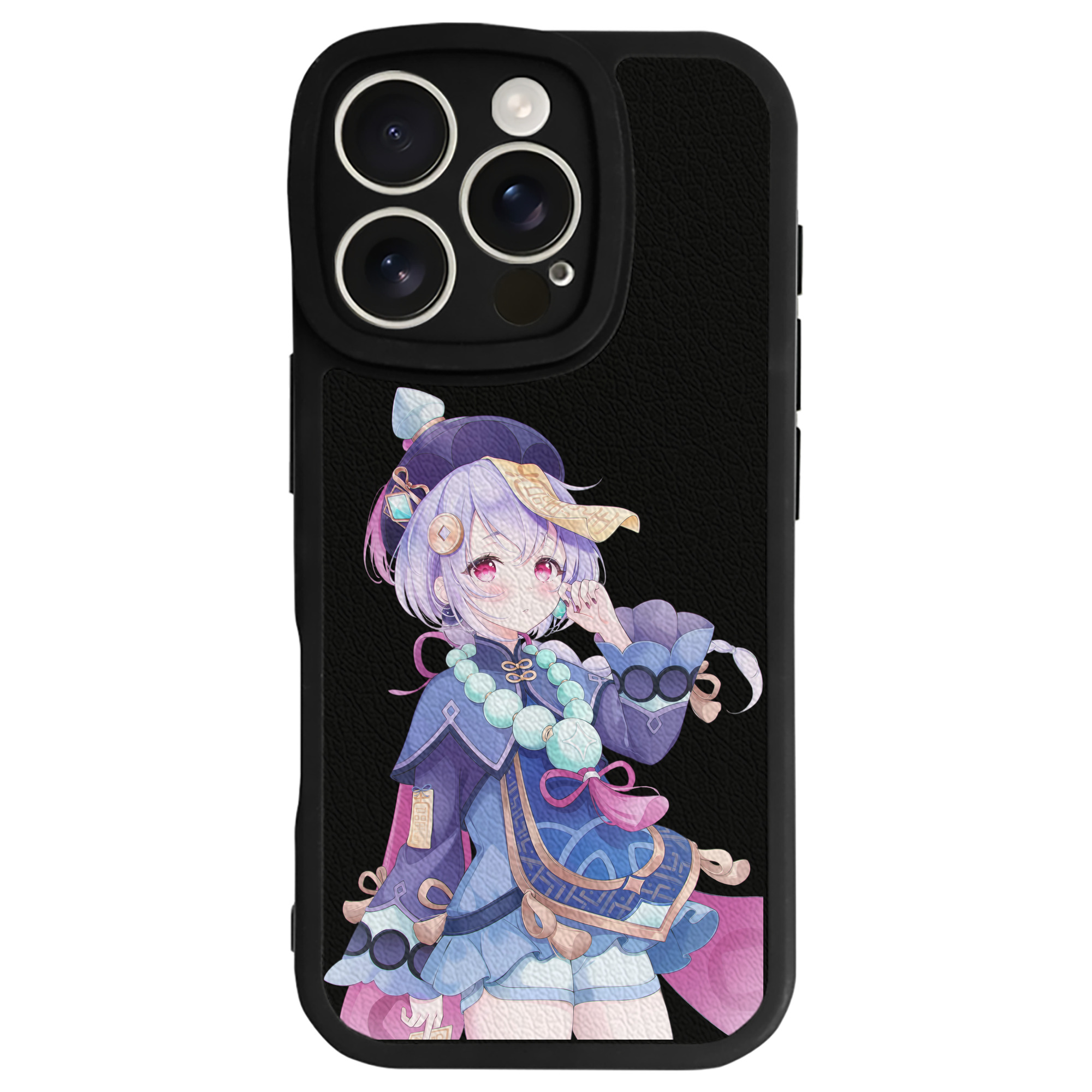 げんし神 七七 なな  genshin Nana 【iPhone 16シリーズ対応】シリコンスマホケース（レザー調） 材質：シリコン